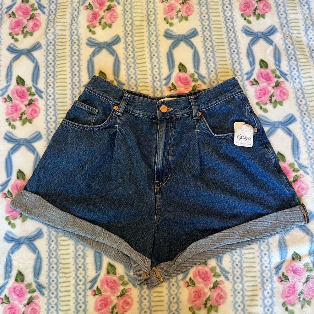 Women's Blue Denim Shorts